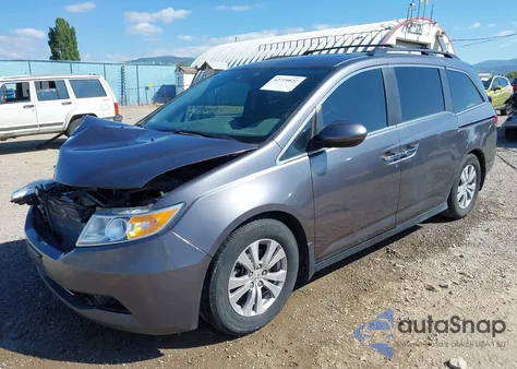 2015 Honda Odyssey Ex-L from USA, damaged, VIN 5FNRL5H66FB088518